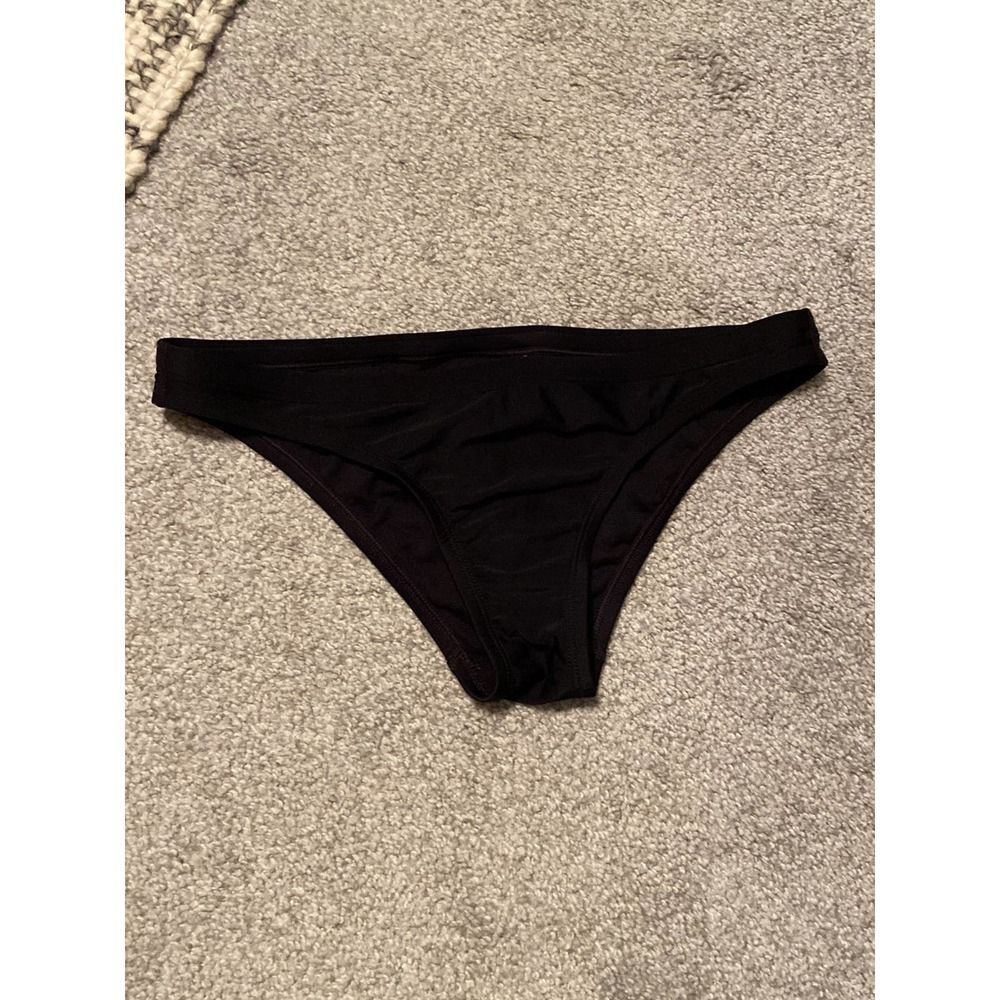 Nike swim Bikini Bottoms Solid Black medium